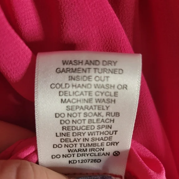 Keepsake the label medium strapless hot pink high low dress - Picture 9 of 9